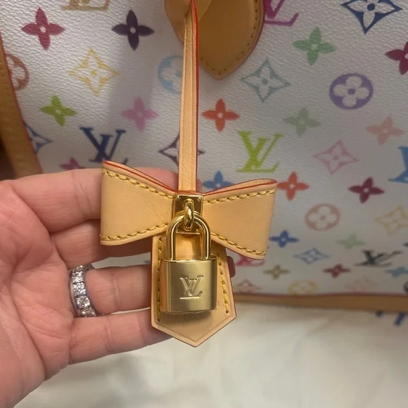 Multicolor Monogram Inspired On The Go Tote style bag. New never used - Picture 3 of 16